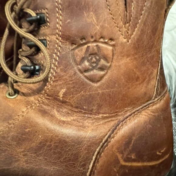 Ariat Heritage Lacer II Women’s Size 8 Brown Leather Western Boots Tassle Great - Picture 8 of 9